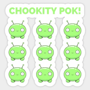 Final Space Mooncake Chookity Pok - Funny Sticker